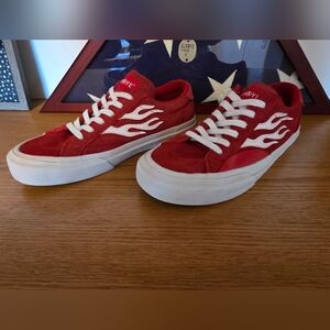 Red Flame Straye Skate Sneakers